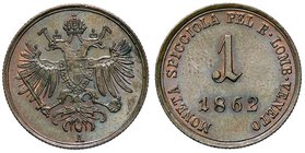 ZECCHE ITALIANE - VENEZIA - Francesco Giuseppe I d'Asburgo-Lorena (1848-1866) - Soldo 1862 A CU Vienna Riflessi rossi
FDC/qFDC