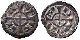 ZECCHE ITALIANE - VERONA - Federico II di Svevia (1218-1250) - Denaro scodellato - Croce /R Croce Biaggi 2969 NC (MI g. 0,34)
BB+