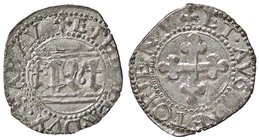 SAVOIA - Emanuele Filiberto (1553-1580) - Quarto di grosso (Aosta) - FERT in gotico tra 4 rette parallele /R Croce mauriziana MIR 540a NC (MI g. 0,7)I...