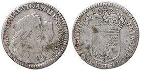 SAVOIA - Vittorio Amedeo II (reggenza, 1675-1680) - Mezza lira 1679 MIR 839e R AG
MB