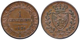 SAVOIA - Carlo Felice (1821-1831) - Centesimo 1826 T (P) Pag. 133; Mont. 139 CU Riflessi rossi
bello SPL