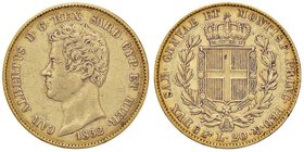 SAVOIA - Carlo Alberto (1831-1849) - 20 Lire 1832 T FERT Pag. 176a; Mont. 42 R AU
BB/BB+