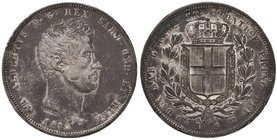 SAVOIA - Carlo Alberto (1831-1849) - 5 Lire 1832 G Pag. 231; Mont. 107 AG
MB-BB