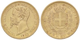 SAVOIA - Vittorio Emanuele II (1849-1861) - 20 Lire 1853 G Pag. 343; Mont. 9 AU Colpetto
BB/BB+