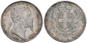 SAVOIA - Vittorio Emanuele II (1849-1861) - 5 Lire 1851 G Pag. 372; Mont. 43 R AG Colpetti
BB+