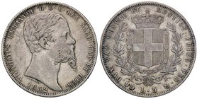 SAVOIA - Vittorio Emanuele II (1849-1861) - 5 Lire 1852 G Pag. 374; Mont. 45 R AG
qBB