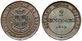 SAVOIA - Vittorio Emanuele II Re eletto (1859-1861) - 2 Centesimi 1859 BI Pag. 446; Mont. 124 CU
SPL