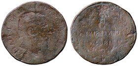SAVOIA - Vittorio Emanuele II Re d'Italia (1861-1878) - 5 Centesimi 1861 M Pag. 552; Mont. 246 CU D/ e R/ in incuso
MB