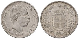 SAVOIA - Umberto I (1878-1900) - Lira 1899 Pag. 606; Mont. 52 AG
qSPL/SPL