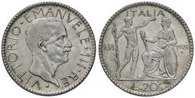 SAVOIA - Vittorio Emanuele III (1900-1943) - 20 Lire 1928 A VI Littore Pag. 673; Mont. 67 R AG
BB-SPL