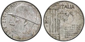 SAVOIA - Vittorio Emanuele III (1900-1943) - 20 Lire 1928 Elmetto Pag. 680; Mont. 76 NC AG
qSPL/SPL