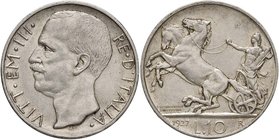 SAVOIA - Vittorio Emanuele III (1900-1943) - 10 Lire 1927 ** Biga Pag. 692a; Mont. 90 AG
BB-SPL