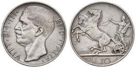 SAVOIA - Vittorio Emanuele III (1900-1943) - 10 Lire 1928 * Biga Pag. 693; Mont. 91 NC AG
BB+