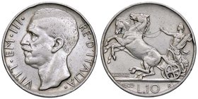 SAVOIA - Vittorio Emanuele III (1900-1943) - 10 Lire 1929 * Biga Pag. 694; Mont. 93 RR AG Pulita, colpetti
qBB