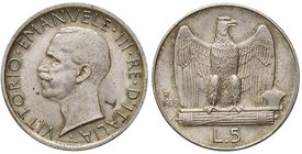 SAVOIA - Vittorio Emanuele III (1900-1943) - 5 Lire 1929 ** Aquiletta Pag. 712a; Mont. 124 AG
qFDC/FDC