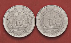 SAVOIA - Vittorio Emanuele III (1900-1943) - 2 Lire 1939 XVIII Impero Mont. 180/181 Ac Magnetica e antimagnetica
qFDC