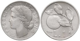 REPUBBLICA ITALIANA - Repubblica Italiana (monetazione in lire) (1946-2001) - Lira 1946 Mont. 3 R IT Lucidata
BB