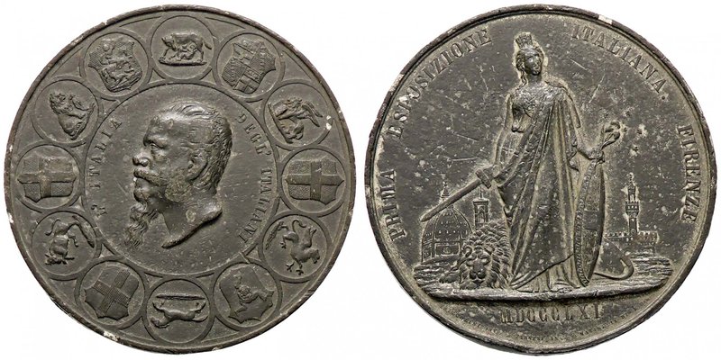 MEDAGLIE - SAVOIA - Vittorio Emanuele II Re d'Italia (1861-1878) - Medaglia 1861...