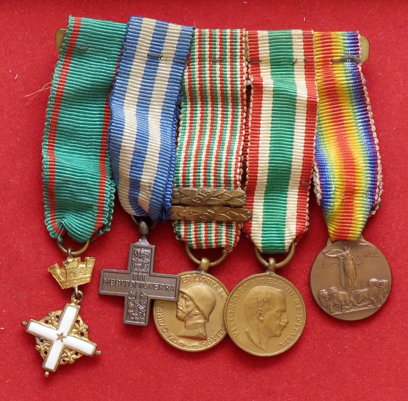 MEDAGLIE - SAVOIA - Vittorio Emanuele III (1900-1943) - Spange AE Con riduzione ...