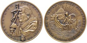 MEDAGLIE - PAPALI - Giovanni Paolo II (1978-2005) - Medaglia 2000 - Biblioteca apostolica vaticana AE Opus: Garofalo Ø 61 In confezione
FDC