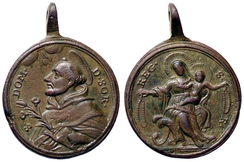 MEDAGLIE - RELIGIOSE - Medaglia San Domenico AE Ø 25
SPL