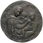 MEDAGLIE - RELIGIOSE - Placchetta uniface Madonna della Seggiola AE Ø 84 Foro otturato
qSPL