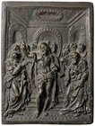 MEDAGLIE - RELIGIOSE - Placchetta uniface XIX secolo AE mm 70x85
qSPL