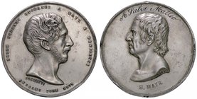 MEDAGLIE - CITTA' - Bergamo - Medaglia 1875 - A Donizetti e Mayr MB Ø 52 Colpetti
BB