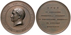 MEDAGLIE - CITTA' - Roma - Medaglia 1880 - XI congresso pedagogico AE Opus: Moscetti Ø 45
qFDC