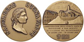 MEDAGLIE - CITTA' - San Miniato - Medaglia 1996 - Bicentenario visita di Napoleone AE Opus: Alidori Ø 60
FDC