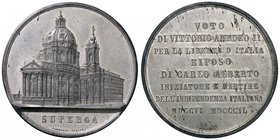 MEDAGLIE - CITTA' - Torino - Medaglia 1849 - Basilica di Superga MB Opus: Johnson Ø 52 In scatola
qFDC