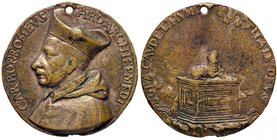 MEDAGLIE - PERSONAGGI - Carlo Borromeo (1538-1584) - Medaglia AE Ø 50 Foro
qBB