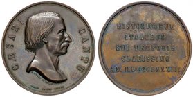 MEDAGLIE - PERSONAGGI - Cesare Cantù (1804-1895) - Medaglia 1883 Martini 3223 AE Opus: Broggi Ø 52
SPL