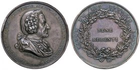 MEDAGLIE - PERSONAGGI - Giacomo Carrara (conte) (1714-1796) - Medaglia 1796 - Fondatore dell’accademia di Bergamo - Busto a d. /R Corona di rami di qu...