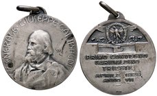MEDAGLIE - PERSONAGGI - Giuseppe Garibaldi (1807-1882) - Medaglia 1929 - Primo Convegno Garibaldino - Trieste, aprile 1929 - Anno VII R AG Opus: RML Ø...