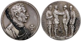 MEDAGLIE - PERSONAGGI - Guglielmo II (1859-1941) - Medaglia AG Ø 34
SPL