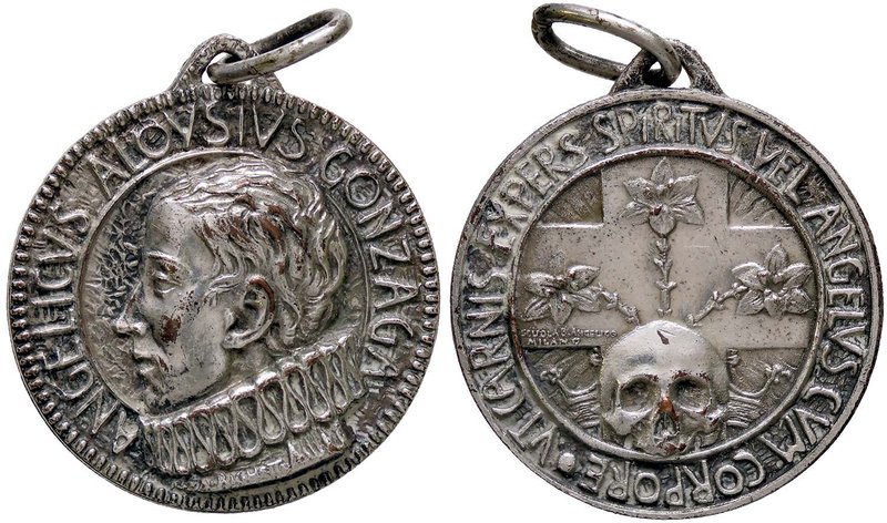 MEDAGLIE - PERSONAGGI - Luigi Gonzaga (gesuita) (1568-1591) - Medaglia MA Ø 30 P...