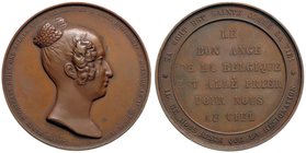 MEDAGLIE - PERSONAGGI - Luisa Maria D'Orleans (1812-1850) - Medaglia AE Opus: Jouvenel Ø 50
SPL+