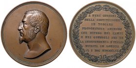 MEDAGLIE - PERSONAGGI - Neri Corsini (politico) (1805-1859) - Medaglia 1859 - Per la sua morte AE Opus: Cerbara Ø 59
qFDC