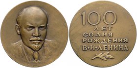MEDAGLIE - PERSONAGGI - Vladimir Lenin (politico) (1870-1924) - Medaglia AE Ø 70
qFDC