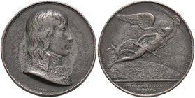 MEDAGLIE - NAPOLEONICHE - Napoleone Bonaparte Generale - Medaglia 1796 - La battaglia di Montenotte MB Opus: Gayrard Ø 40
qBB