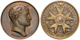 MEDAGLIE - NAPOLEONICHE - Napoleone I, Imperatore (1804-1814) - Medaglia AE Opus: Andrieu Ø 40 BR sul bordo
qFDC