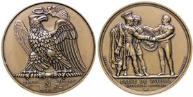 MEDAGLIE - NAPOLEONICHE - Napoleone I, Imperatore (1804-1814) - Medaglia 1812 - Presa di Wilna AE Opus: Denon Ø 40
qFDC