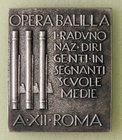 MEDAGLIE - FASCISTE - Spilla A. XII - Opera Balilla MA Opus: Loriolimm 33x38
SPL