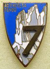 MEDAGLIE - FASCISTE - Distintivo VII reggimento alpino AE
SPL