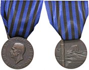 MEDAGLIE - FASCISTE - Medaglia 1936 - Operazioni Africa Orientale - Testa del Re a s. /R AFRICA ORIENTALE - Fascio a s. e paesaggio Bramb. 708 AE Opus...
