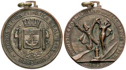 MEDAGLIE - FASCISTE - Medaglia 1932 A. X - Carnevale di Viareggio - Maschere /R Stemma della Città tra due fasci MB Ø 32
SPL