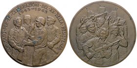 MEDAGLIE - REPUBBLICA - Medaglia 1965 - Ventennale della resistenza AE Ø 70 Ossidazioni
SPL