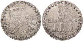 MEDAGLIE ESTERE - TURCHIA - Repubblica - Medaglia 1973 - 25 anni della AKBank (AG g. 29,85)
BB+