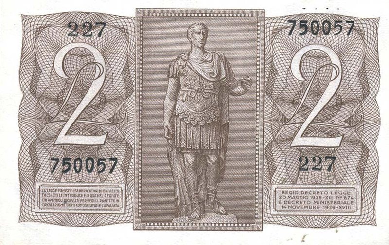 CARTAMONETA - BIGLIETTI DI STATO - Vittorio Emanuele III (1900-1943) - 2 Lire 14...